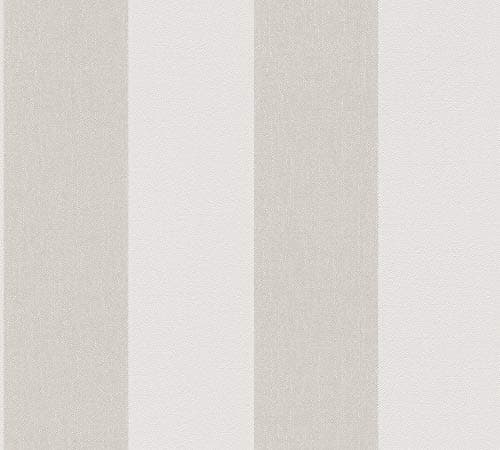 Thumbnail 3 de A.S. Création Papel Pintado Rayas Marrón y Beige 🏡