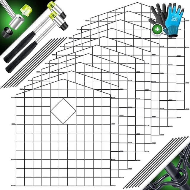 Imagen de KESSER® Juego de vallas para estanque Set de 10 🛠️ en OfertitasTOP