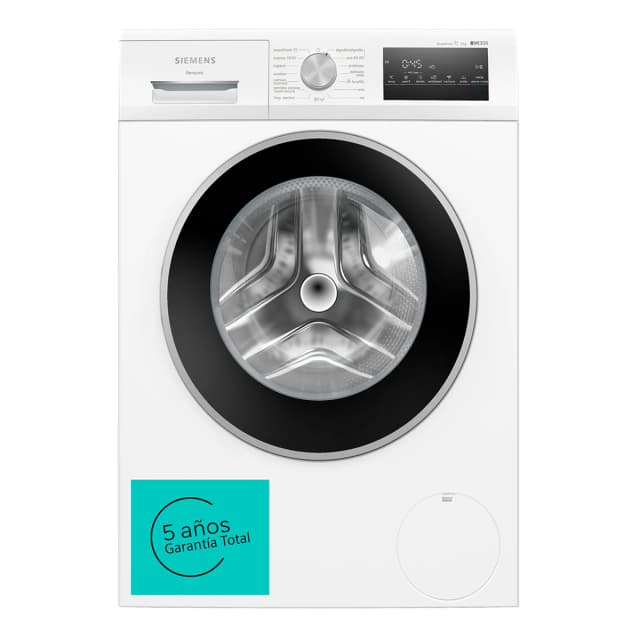 Detalle de Siemens iQ300 WM14N292EP lavadora 9 kg y 1400 rpm con smartFinish