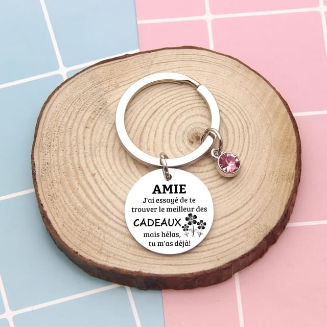 Detalle 2 de Porte-clés Amie ZYMGUO, pendentif 2,5 cm