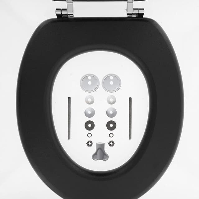 Thumbnail 5 de Tiger Leatherlook Asiento Inodoro MDF Negro 🖤