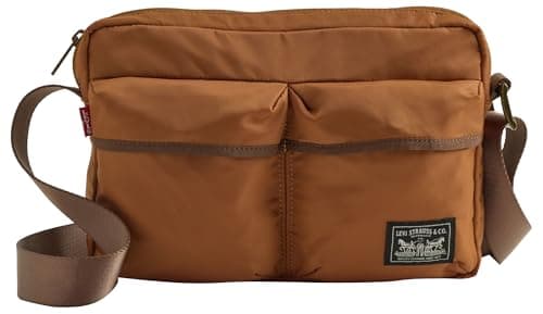 Detalle de Levi's Summer Mission Bay Crossbody Golden Brown, talla única