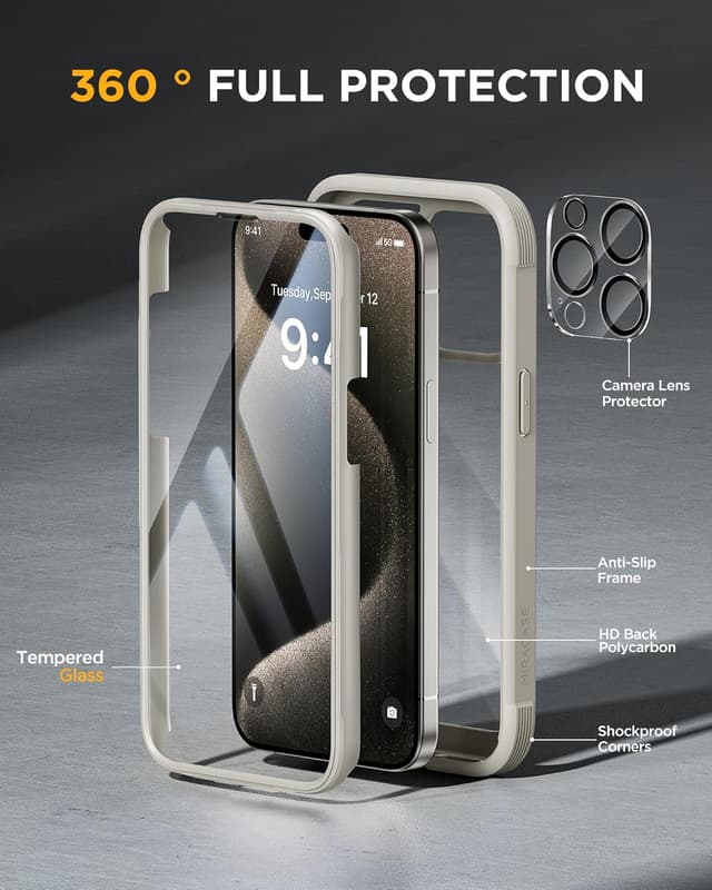 Thumbnail 1 de Miracase iPhone 15 Pro Max case 6.7-inch