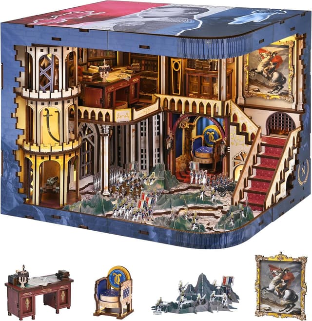 Detalle de MiniCity Book Nook Kit Napoleon 3D