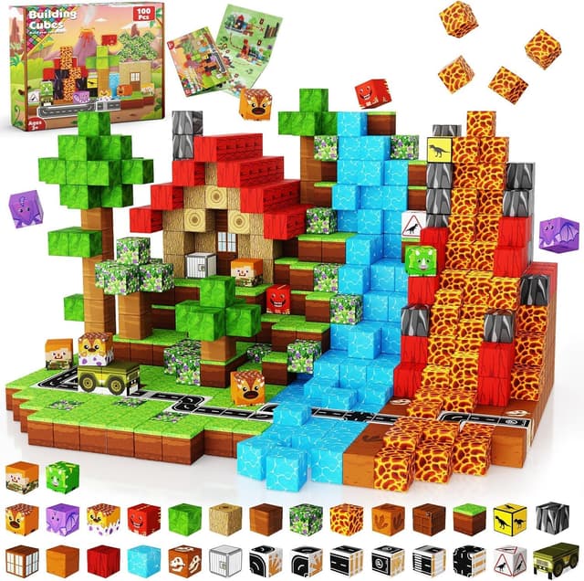 Thumbnail 6 de Goody King 100PCS magnetic building blocks set 🧩