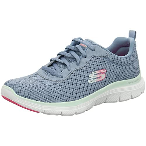 Detalle 2 de Skechers Flex Appeal 4.0 Brilliant View para mujer (Slate Mesh Trim), talla 38 EU