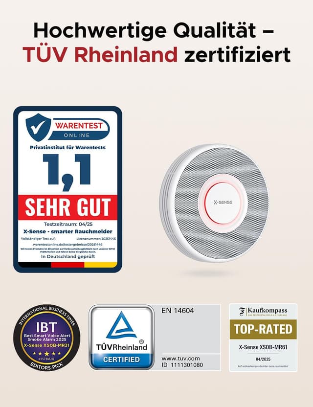 Thumbnail 1 de X-Sense XS0B-MR31 Rauchmelder mit 17 Standorten