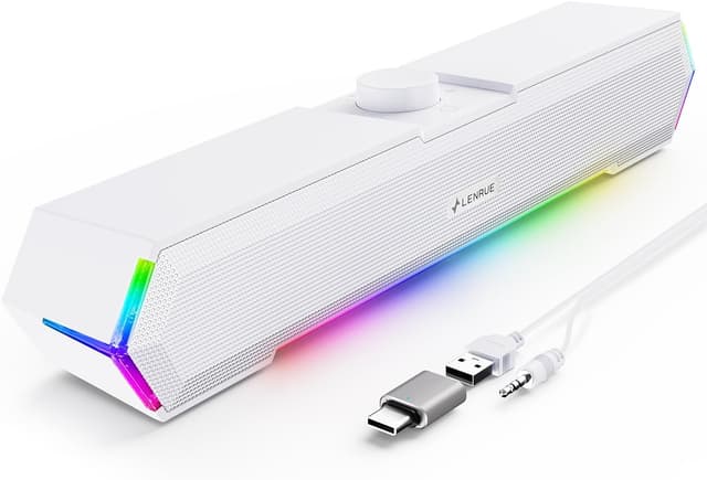 Thumbnail 6 de LENRUE G11 PC speakers with touch lights