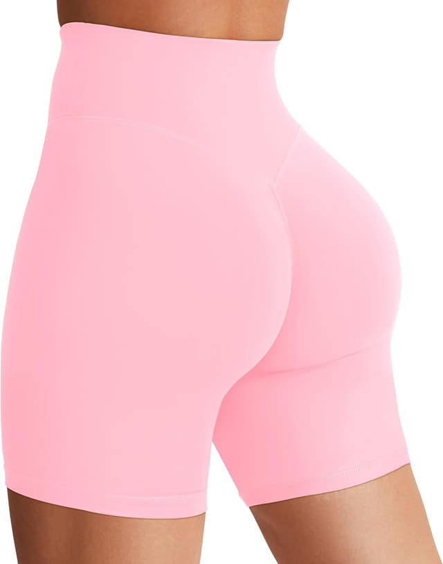 Detalle 2 de YEOREO Women’s Hidden Scrunch Biker Shorts (3.6" / 4.5" / 6") with High Waist Tummy Control