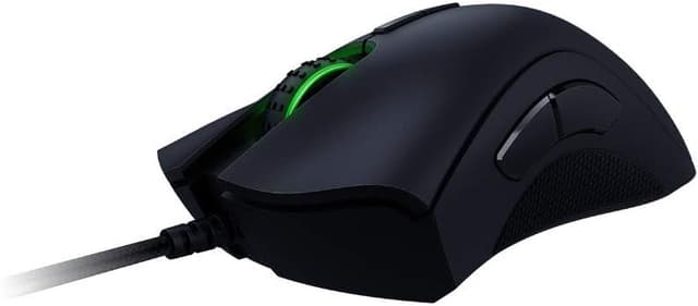 Detalle de Razer DeathAdder Elite Gaming-Maus (schwarz) mit 16.000 DPI optischem Sensor & Chroma RGB