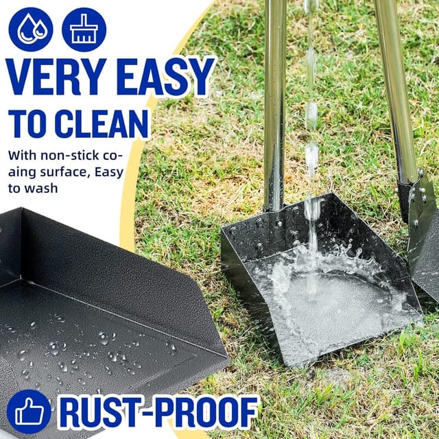 Detalle de Dog 2 Pack Poop Scoop Adjustable Long Handle for Dogs