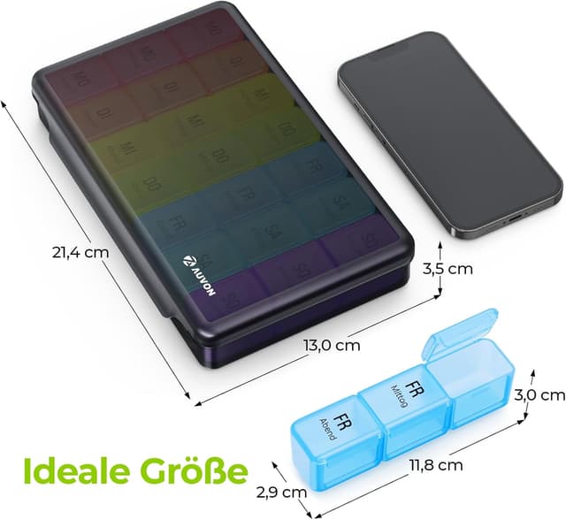 Thumbnail 5 de AUVON Tablettenbox 7 Tage 💊