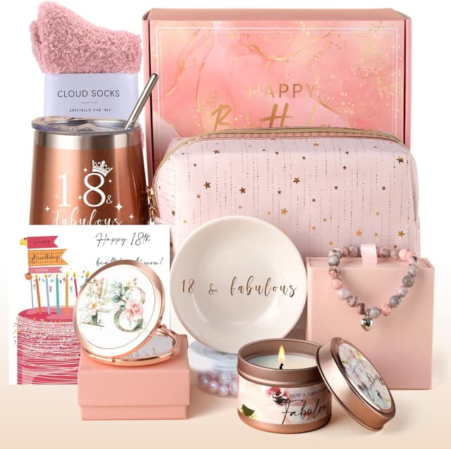 Imagen de 18th Birthday Gift Box 9‑piece set en OfertitasTOP