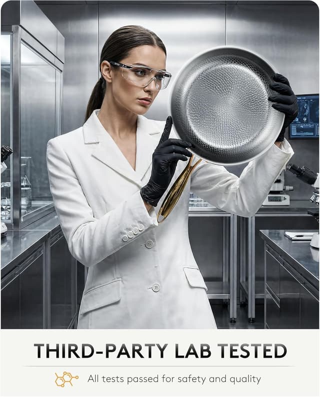 Thumbnail 4 de 12 Inch Pure Titanium Skillet Set