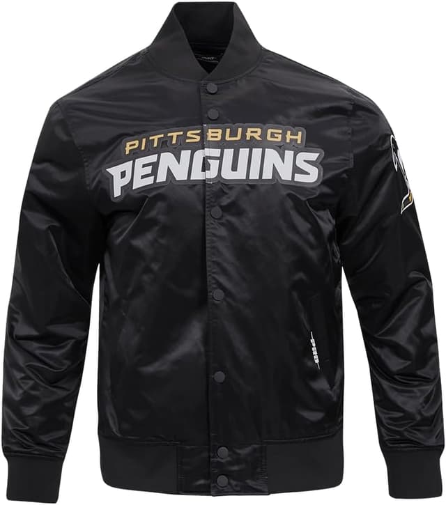 Detalle de Pro Standard Men’s NHL Classic Satin Jacket (Classic Satin collection)