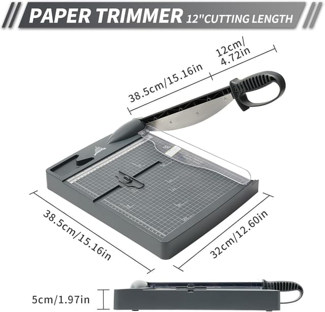 Detalle 2 de JIELISI 12 Inch Heavy Duty Paper Trimmer