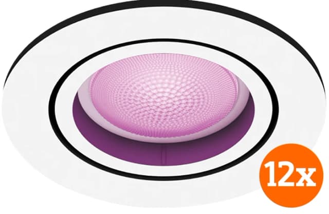 Thumbnail 9 de Philips Hue Centura Einbaustrahler Weiß 12er-Pack