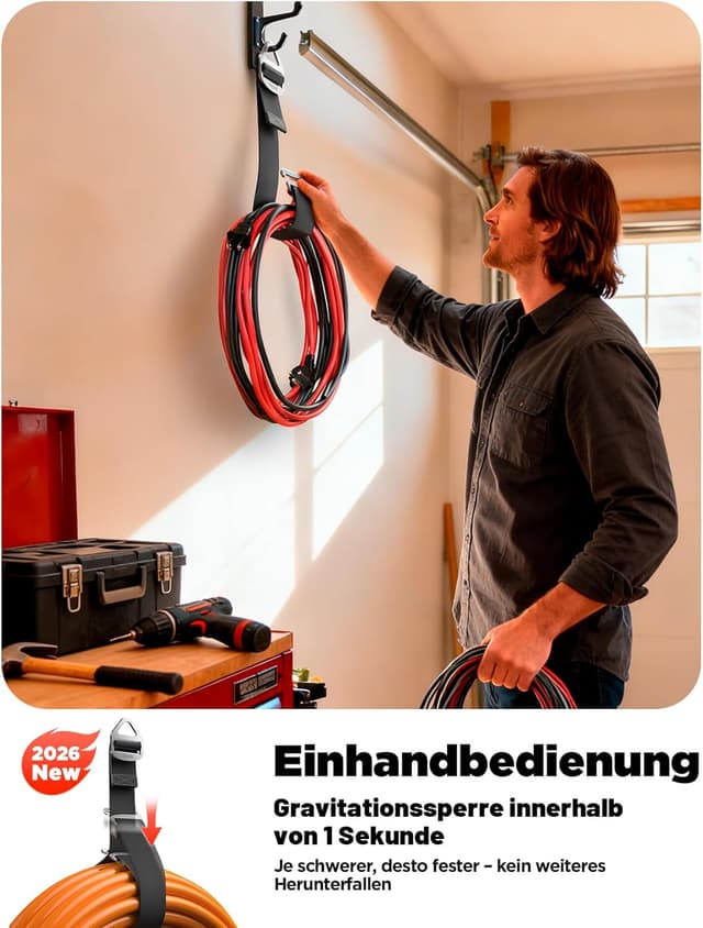 Detalle 2 de Chfeila Verlängerungskabel-Organizer 10er Pack