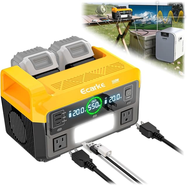 Detalle de Dewalt 550W Portable Power Inverter 110V ๐