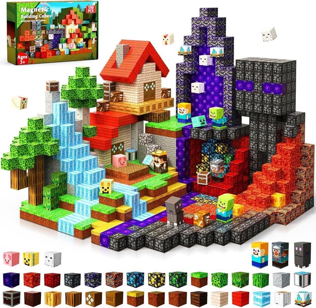 Thumbnail 6 de Magnetic Blocks 60PCS travel magnetic tiles