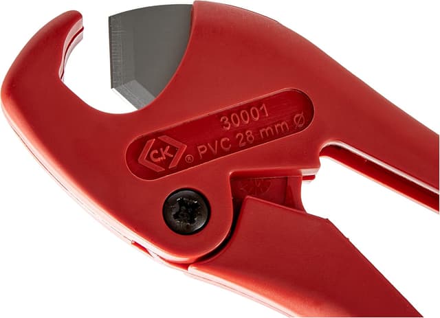 Detalle 1 de C.K 430001 PVC Pipe Cutter (195 mm) — one-handed straight cuts for PVC conduit