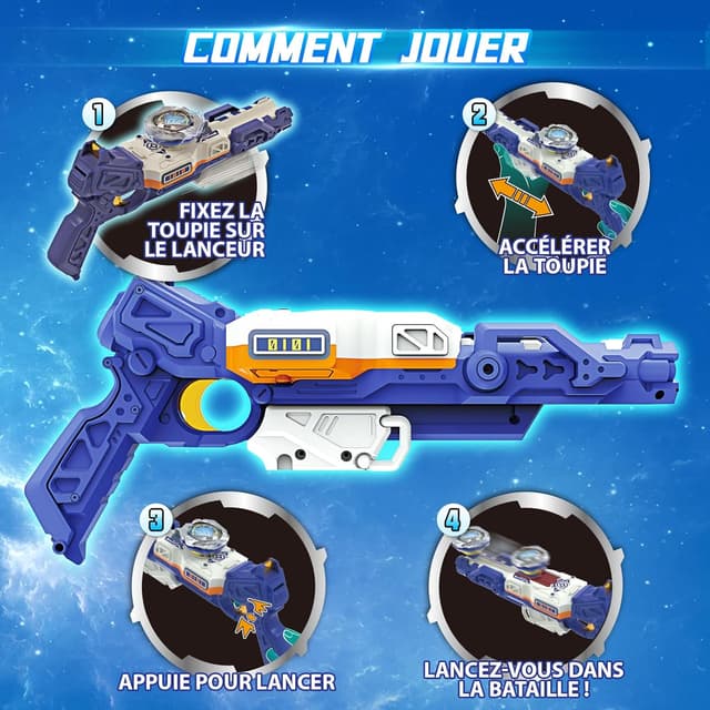 Detalle 2 de Infinity Nado S7 Toupie de combat 5+