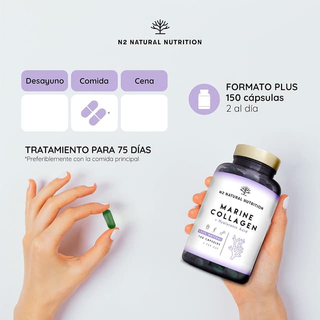 Thumbnail 4 de CE.N2 Colágeno Marino PEPTAN con Magnesio y Ácido Hialurónico 💊