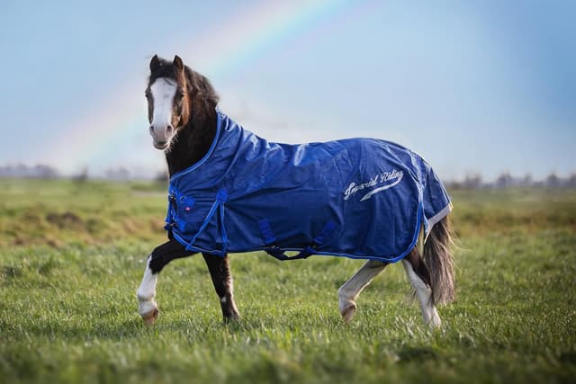 Detalle de Imperial Riding Outdoordecke IRH Super-Dry 200gr, Navy, 135