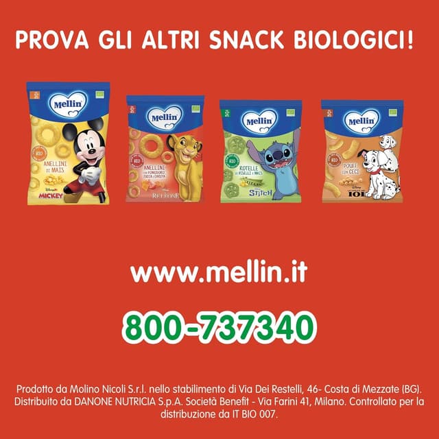 Thumbnail 5 de Mellin Anellini snack bio 90 g 🍪