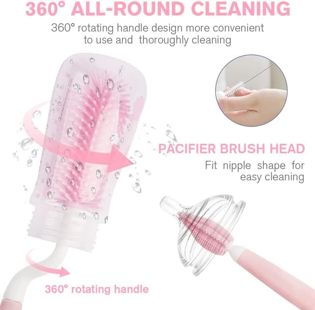 Detalle de Vicloon baby bottle brush set 3PCS