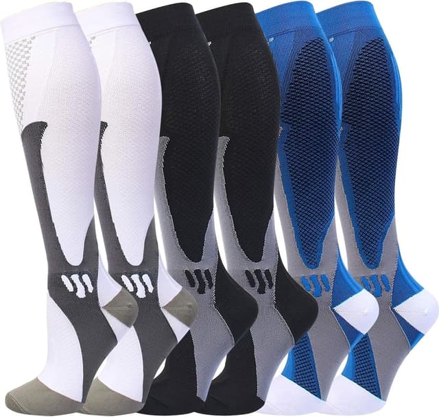 Thumbnail 4 de Gcbiger Compression Socks 20–30 mmHg (3 Pairs)