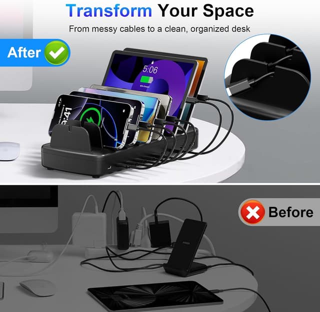 Thumbnail 5 de 510W Fast Charging Station 10-Port