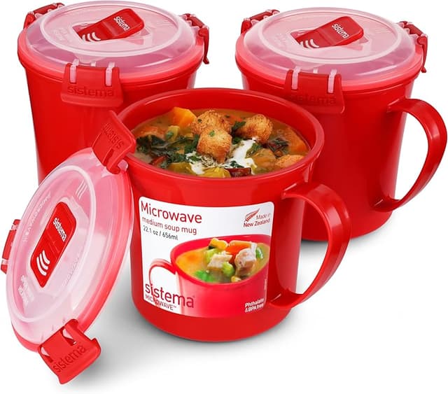 Imagen de Recipiente para sopa Mediano Tupperware 656 ml 🍲 - 3 unidades en OfertitasTOP