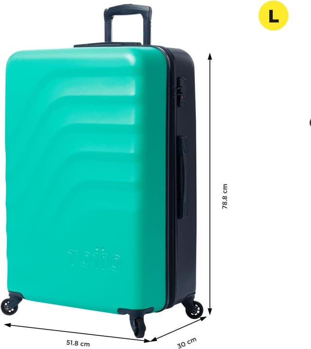Detalle 2 de Totto Bazy maleta rígida 120 L