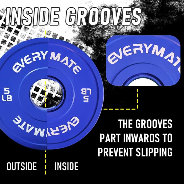 Detalle 2 de EVERYMATE Change Weight Plates 1.25LB Set for Strength Training 🏋