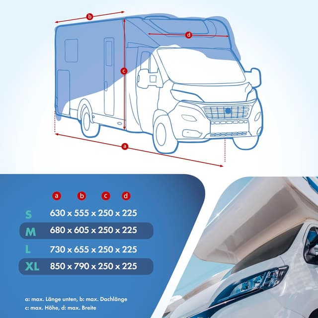 Thumbnail 6 de Walser Premium Lona para autocaravanas 730x250x225 cm