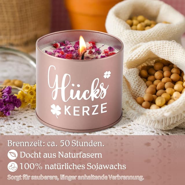 Detalle 2 de PRSTENLY Duftkerze Geschenk für Frauen