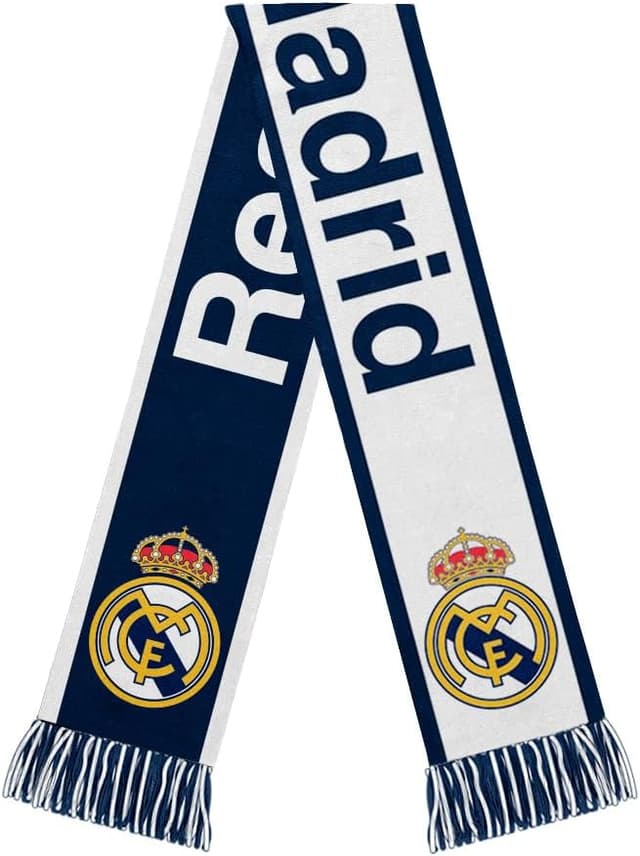 Detalle 1 de Real Madrid CF Reversible Soccer Scarf by Icon Sports — Unisex Adult Fan Scarf