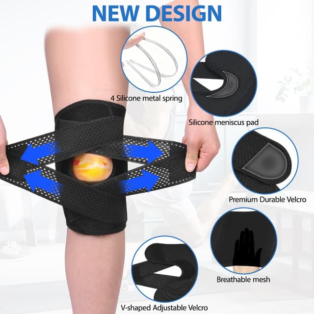 Detalle de AOOWU genouillère sport 4 tailles