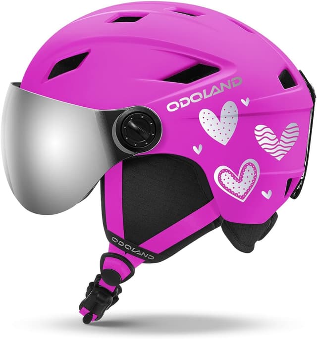 Imagen de Odoland Kids Ski Helmet with 2-in-1 Visor en OfertitasTOP