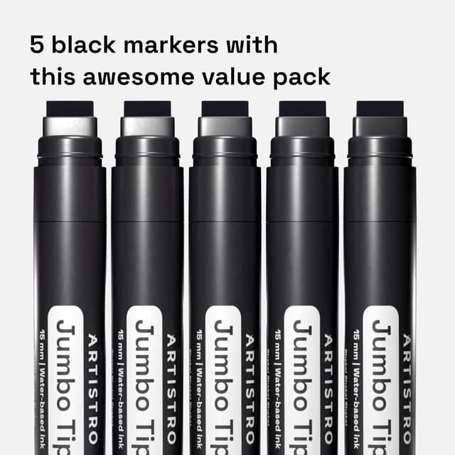 Thumbnail 5 de ARTISTRO Paint Pen Jumbo Tip 15mm 5-Pack