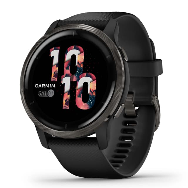 Detalle de Garmin Venu 2 smartwatch con GPS (reacondicionado casi a estrenar)