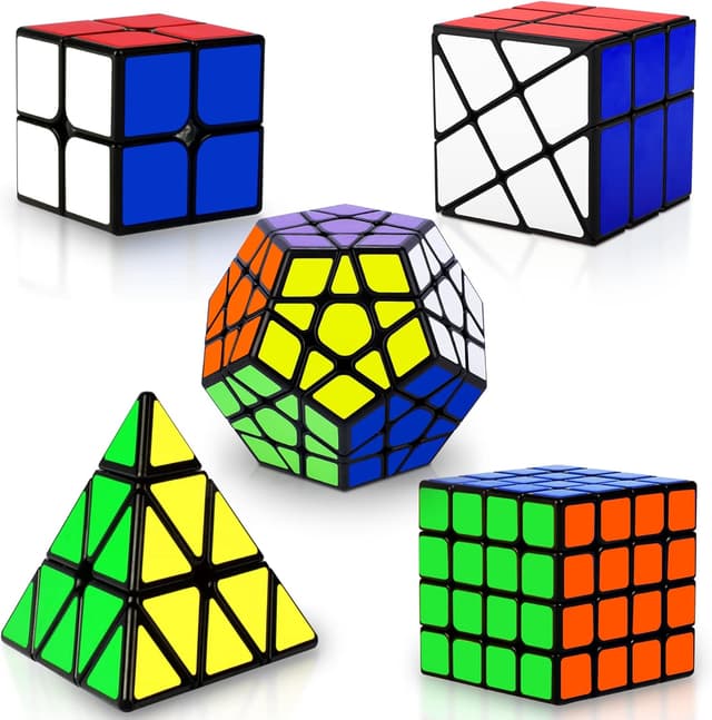Detalle de Speed Cube Set 5-Pack puzzle cubes 🧩