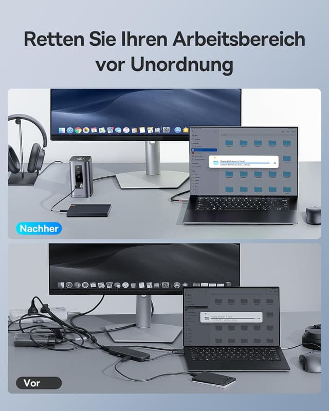 Detalle de Baseus Spacemate Docking Station 11-in-1