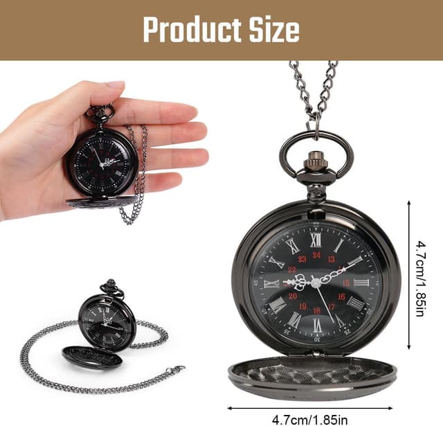 Thumbnail 2 de OFFCUP Orologio da Tasca Numeri Romani 4 cm