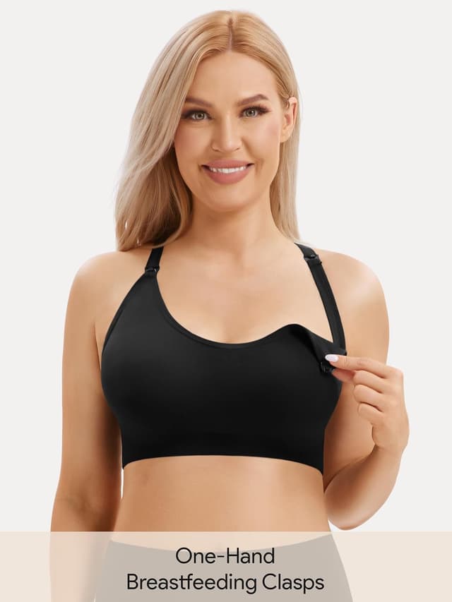 Thumbnail 2 de HBselect Sport Schwangerschafts Still BH Nahtloser Nursing Bra 🎽