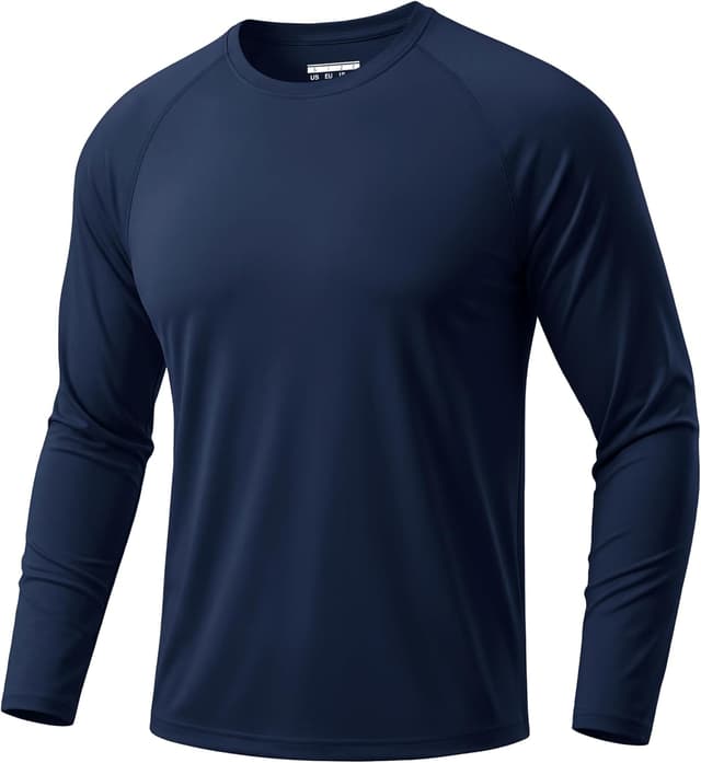 Detalle de TACVASEN Herren UPF 50+ UV-Schutz Langarmshirt (Rashguard) für Outdoor & Sport