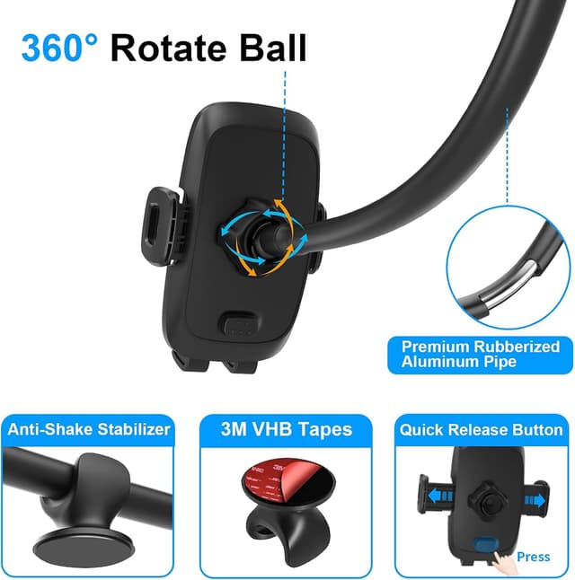 Thumbnail 5 de APPS2Car 14'' Gooseneck car phone holder