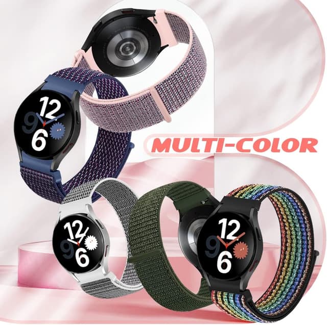 Thumbnail 6 de Runostrich nylon sport watch strap (no-gap) for Samsung Galaxy Watch 7/6/5/4/FE 40–47mm