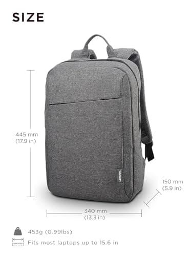 Detalle 2 de Lenovo B210 mochila casual para portátil de 15,6" (39,6 cm) gris